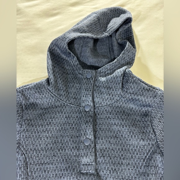 Columbia Pullover sweater hooded quarter button - Picture 3 of 6